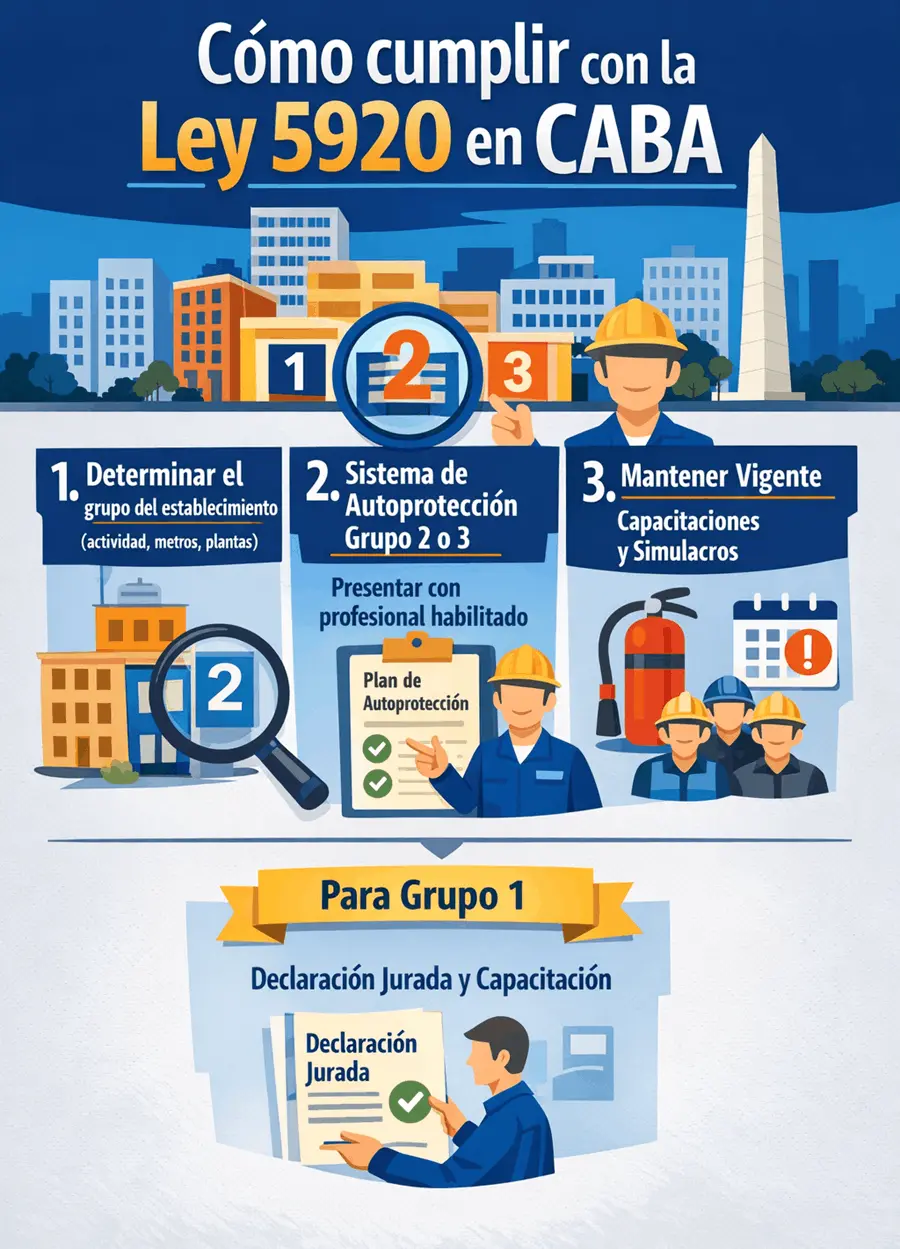 CÓMO CUMPLIR CON LEY 5920
